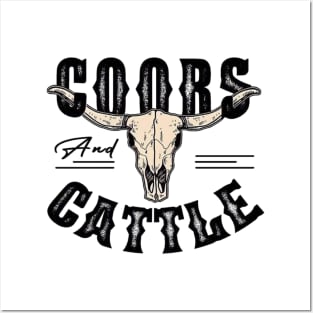 COORS AND CATTLE Posters and Art
